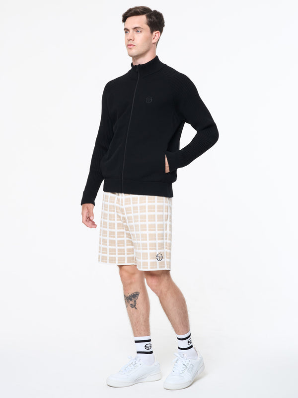 Sergio Tacchini Saggio Track Jacket- Black Beauty