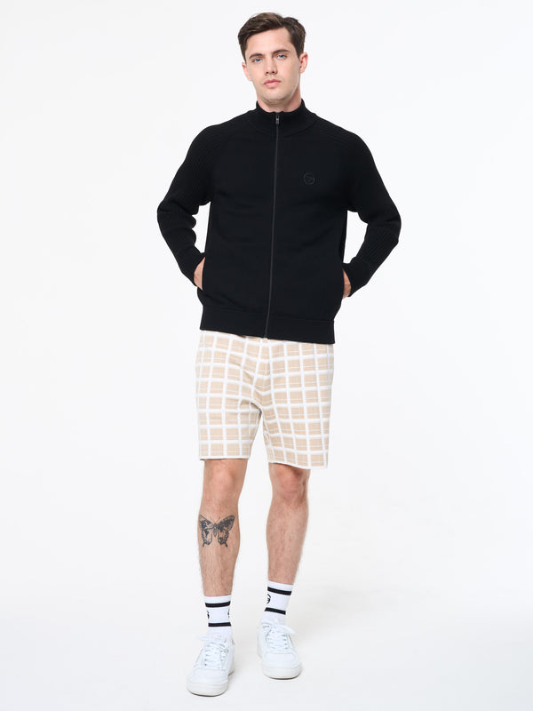 Sergio Tacchini Saggio Track Jacket- Black Beauty