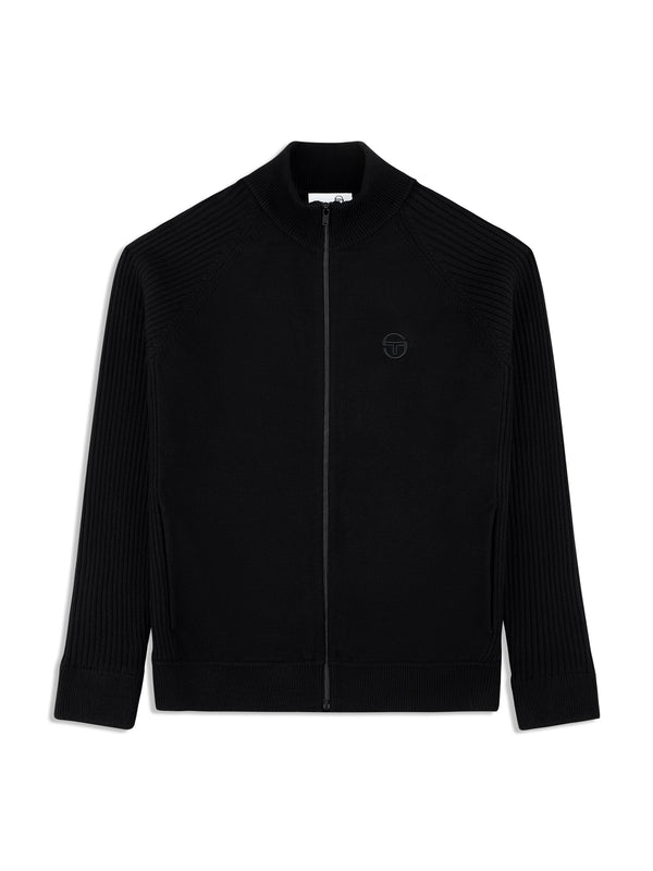Sergio Tacchini Saggio Track Jacket- Black Beauty