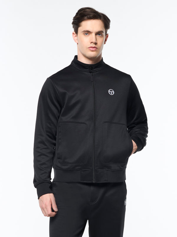 Sergio Tacchini Sandro Track Jacket- Black Beauty