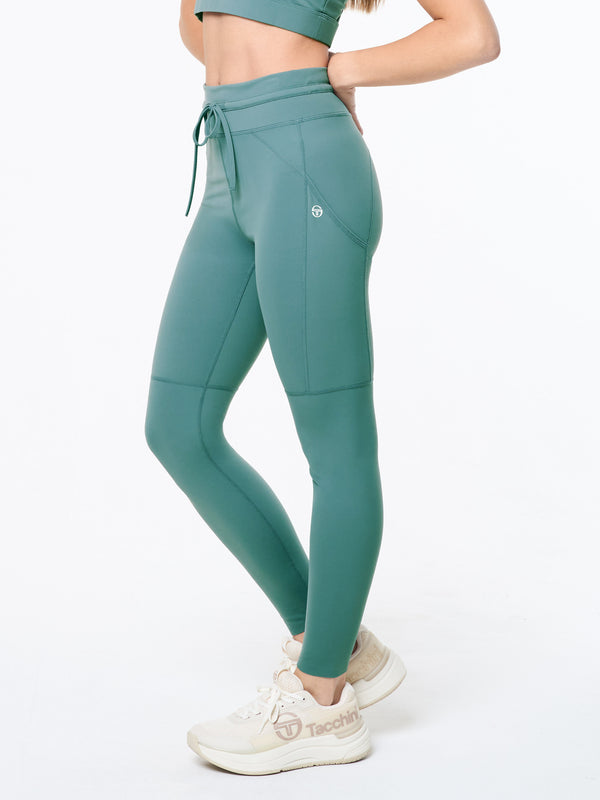 Sergio Tacchini Silvia Leggings- Duck Green