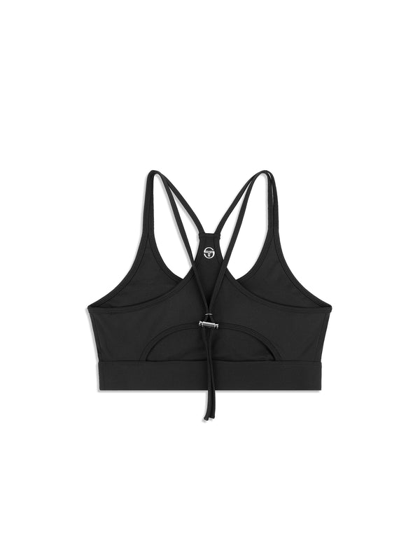Sergio Tacchini Silvia Sports Bra- Black Beauty