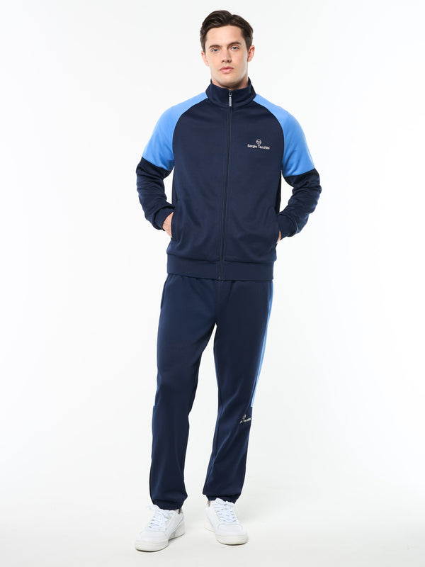 Sergio Tacchini Spacco Track Jacket- Maritime Blue