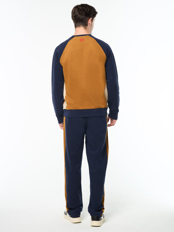 Sergio Tacchini Suonare Crewneck- Bronze Brown