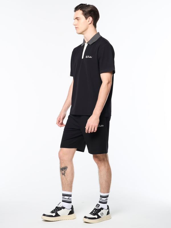 Sergio Tacchini Suveniri Polo- Black Beauty