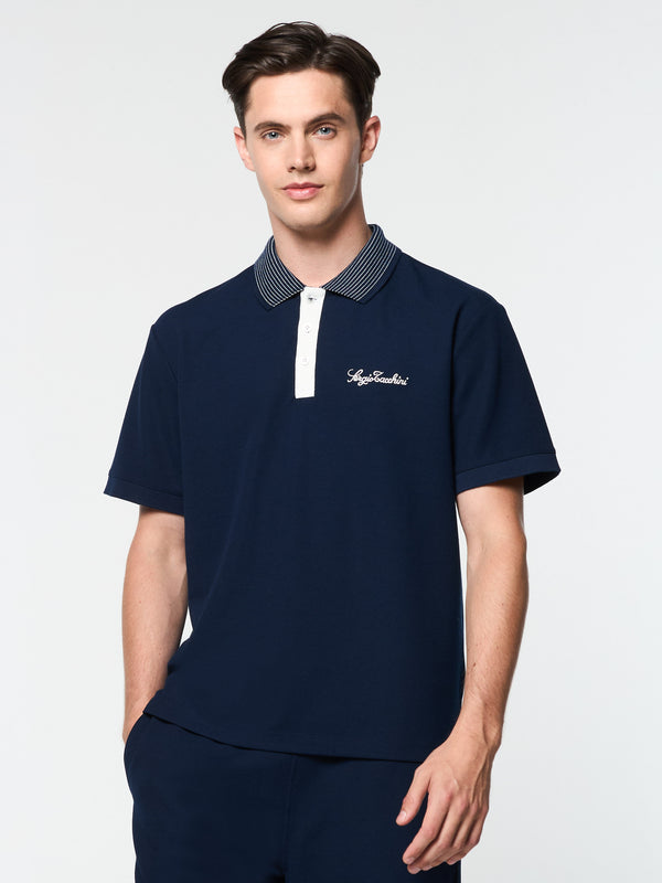 Sergio Tacchini Suveniri Polo- Maritime Blue