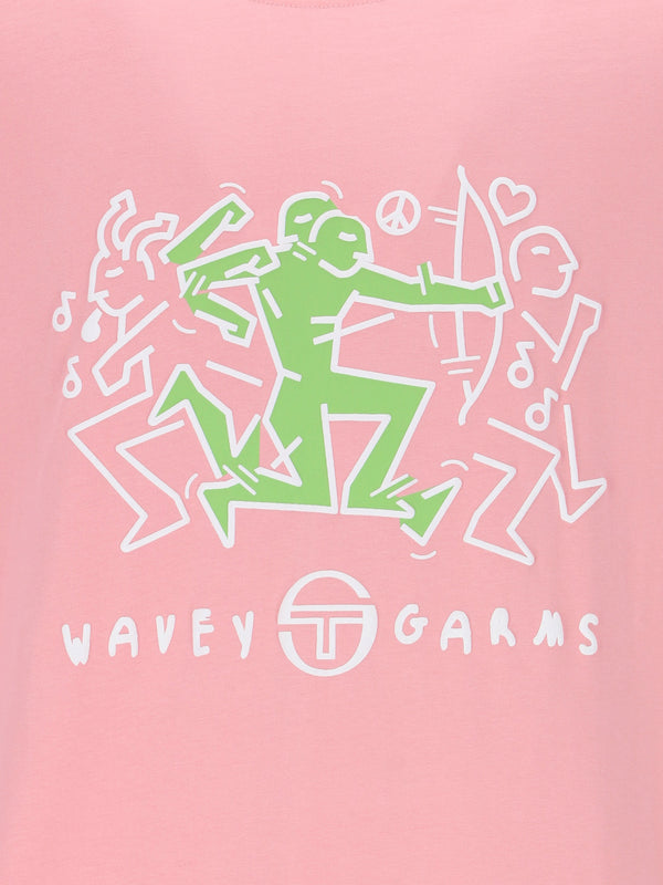 Sergio Tacchini Tempo Rave T-Shirt- Peony