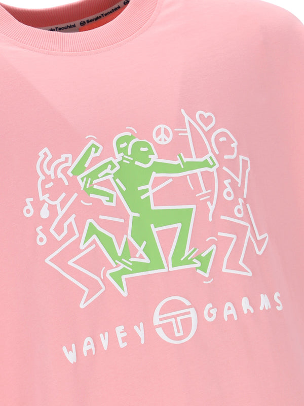 Sergio Tacchini Tempo Rave T-Shirt- Peony