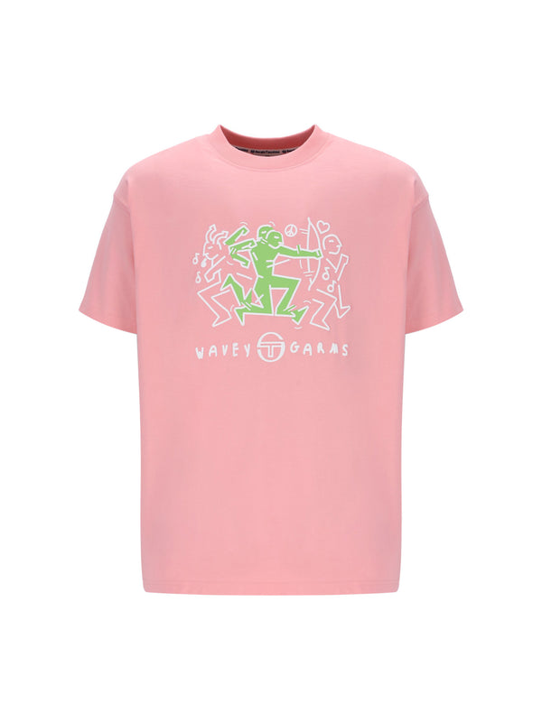 sergio tacchini Tempo Rave T-Shirt- Peony