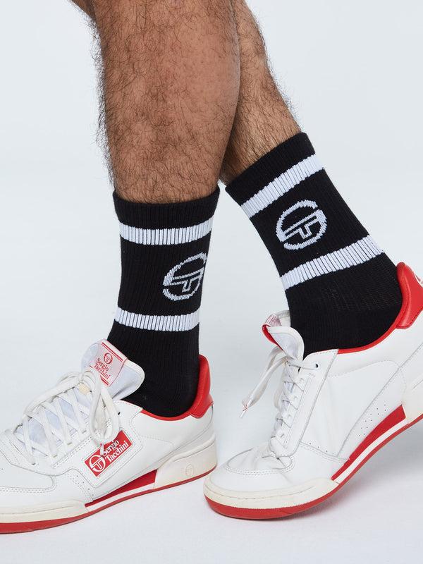 Sergio Tacchini Tennis Sock- Black