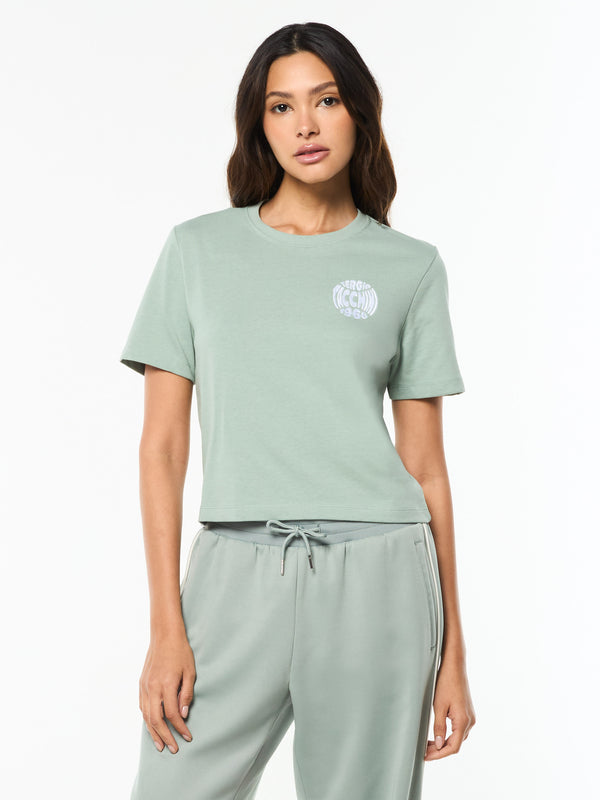 Sergio Tacchini Terina T-Shirt- Slate Gray
