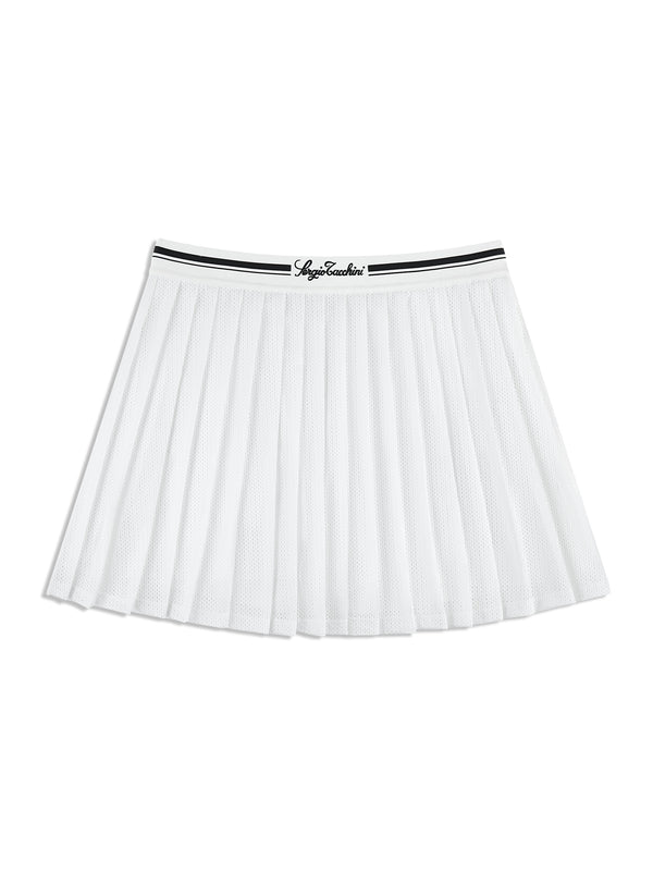sergio tacchini Verona Mesh Skort- Brilliant White