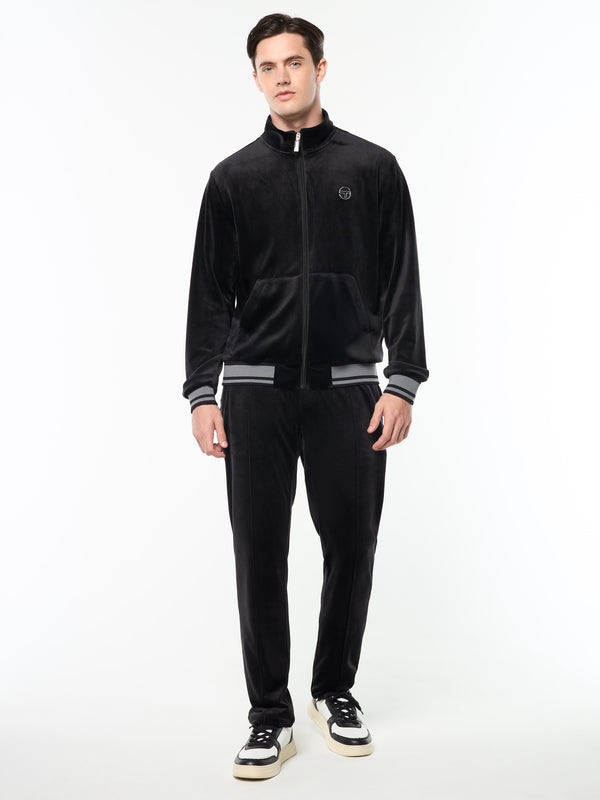Sergio Tacchini Viaggioa Track Jacket- Black Beauty