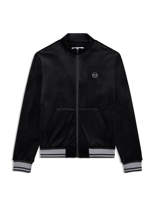 Sergio Tacchini Viaggioa Track Jacket- Black Beauty