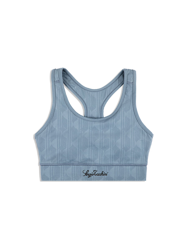 sergio tacchini Viano Printed Sports Bra- Grisaille