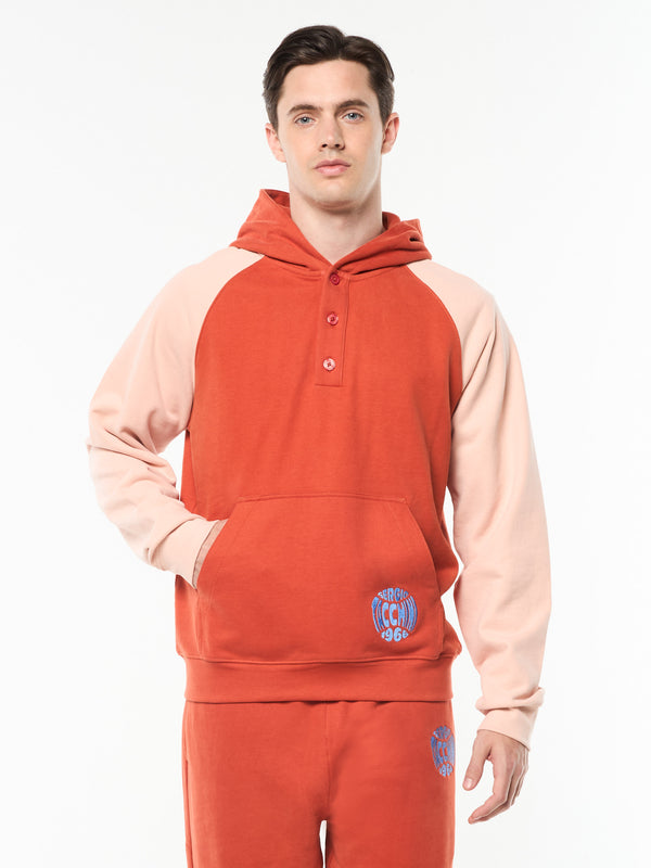 Sergio Tacchini Vincere Hoodie- Hot Sauce
