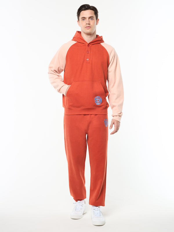 Sergio Tacchini Vincere Hoodie- Hot Sauce