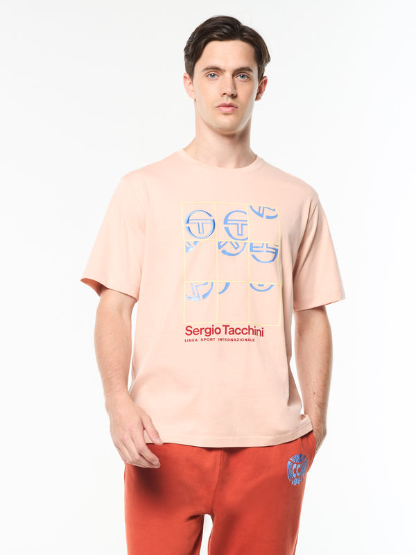 Sergio Tacchini Vincere T-Shirt- Evening Sand