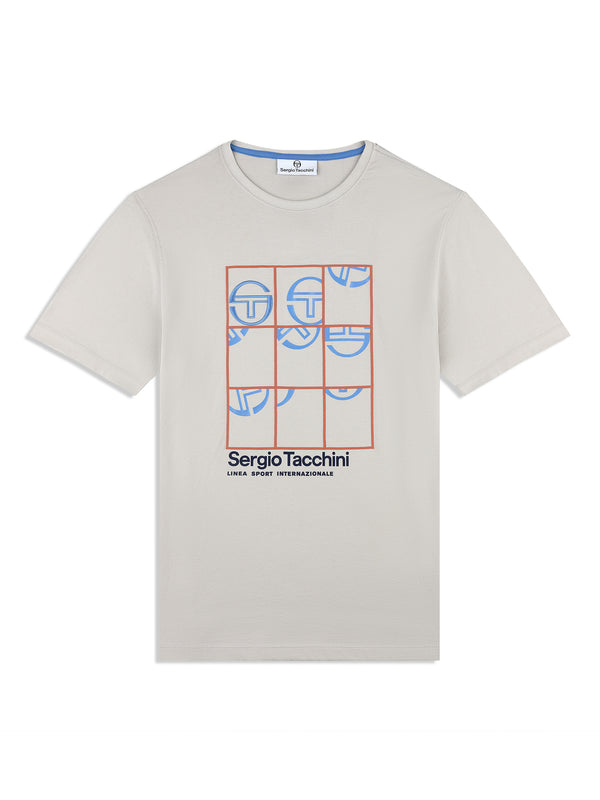 sergio tacchini Vincere T-Shirt- Quiet Grey
