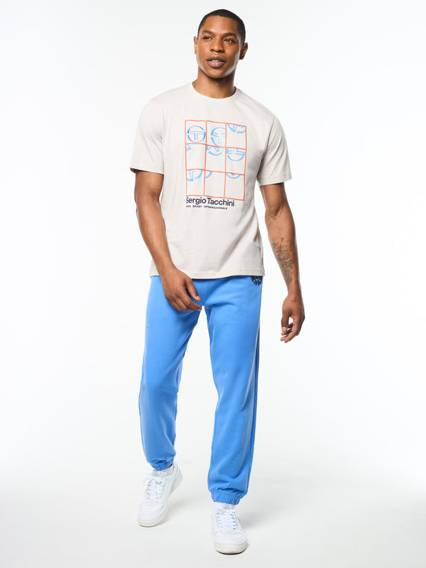 Sergio Tacchini Vincere T-Shirt- Quiet Grey