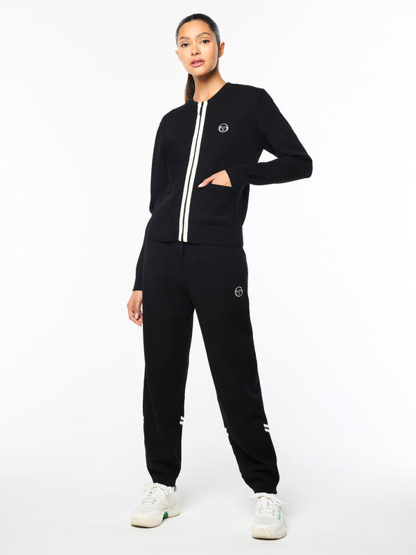 Sergio Tacchini Zeta Cardigan Jacket- Black Beauty