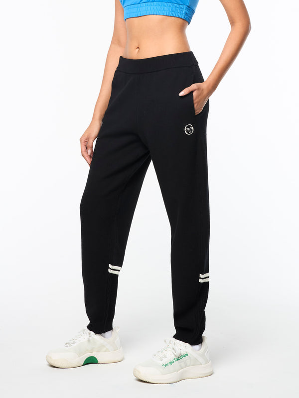 Sergio Tacchini Zeta Track Pant- Black Beauty