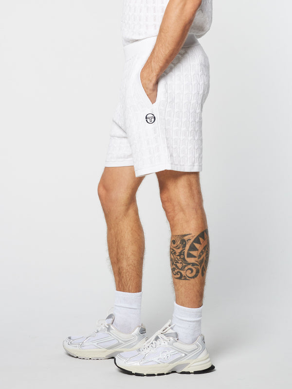 Sergio Tacchini Ulivo Crochet Short- Brilliant White