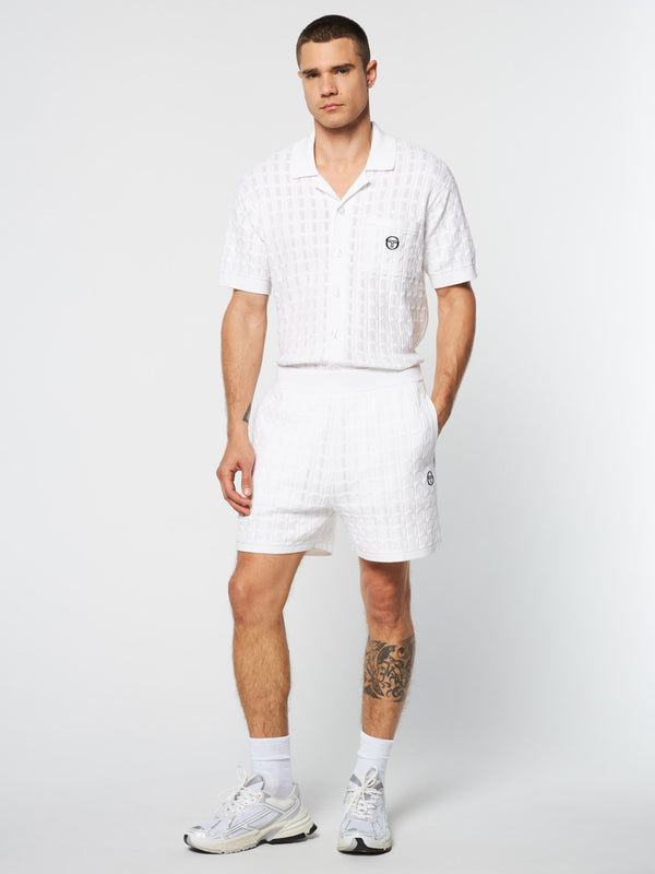 Sergio Tacchini Ulivo Crochet Short- Brilliant White