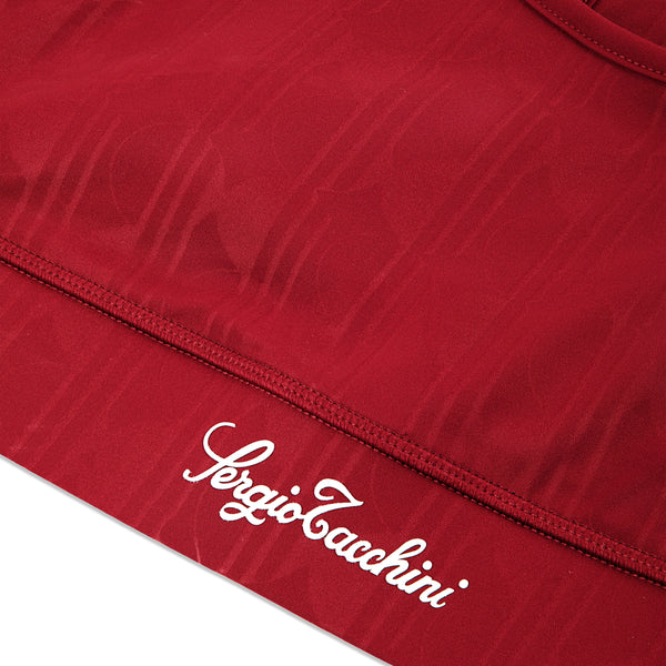 Sergio Tacchini Viano Printed Sports Bra- Sun Dried Tomato