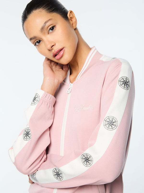 Sergio Tacchini Women's Bussola Track Jacket- Pale Mauve