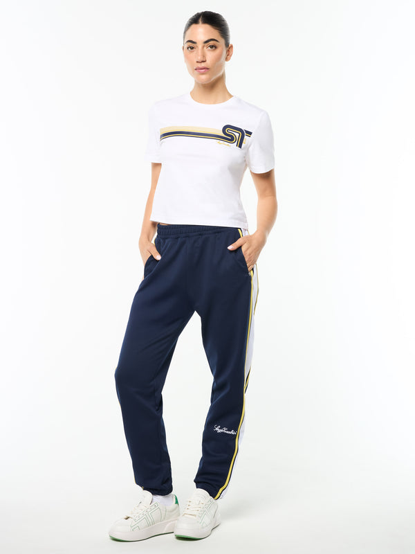 Sergio Tacchini Women's Corsa Track Pant- Maritime Blue