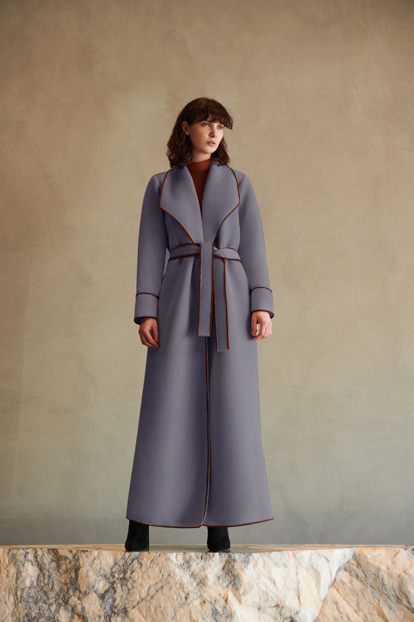 serrb Aw20 L15 - GREY Abaya