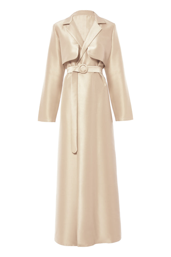 serrb Aw22 L07 - Cream Abaya