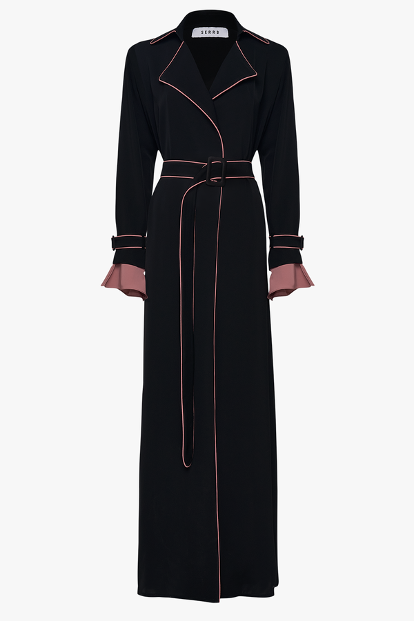 Serrb Ss21 L08 Black/Pink Abaya