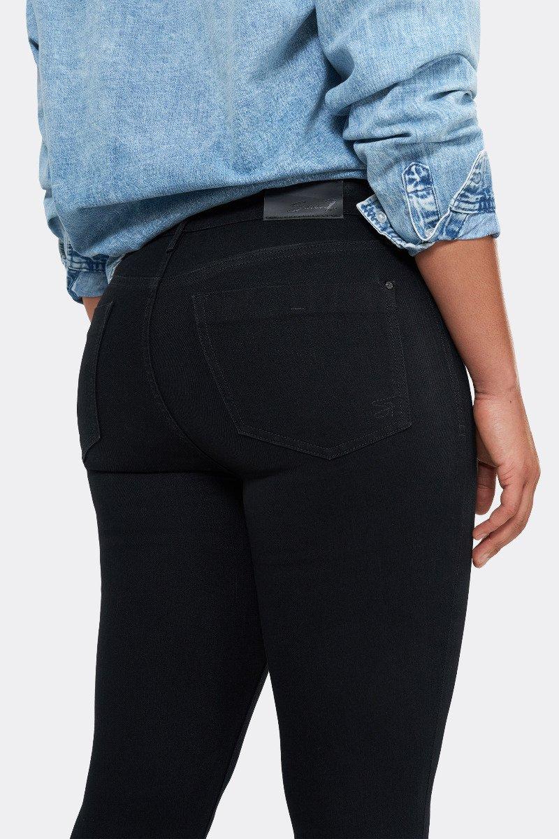 Seven 7 High Rise Bombshell Skinny Jean Rinse Black