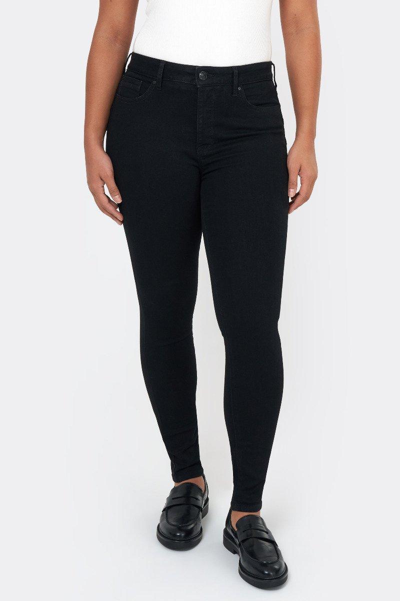 Seven 7 High Rise Booty Shaper Skinny Jean Rinse Black
