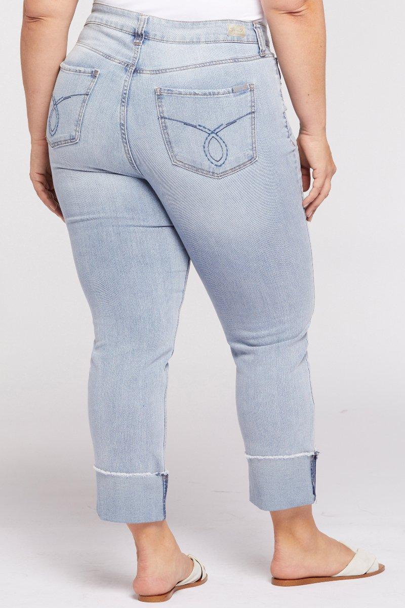 Seven 7 High Rise Boyfriend Slim Straight Jean Champ
