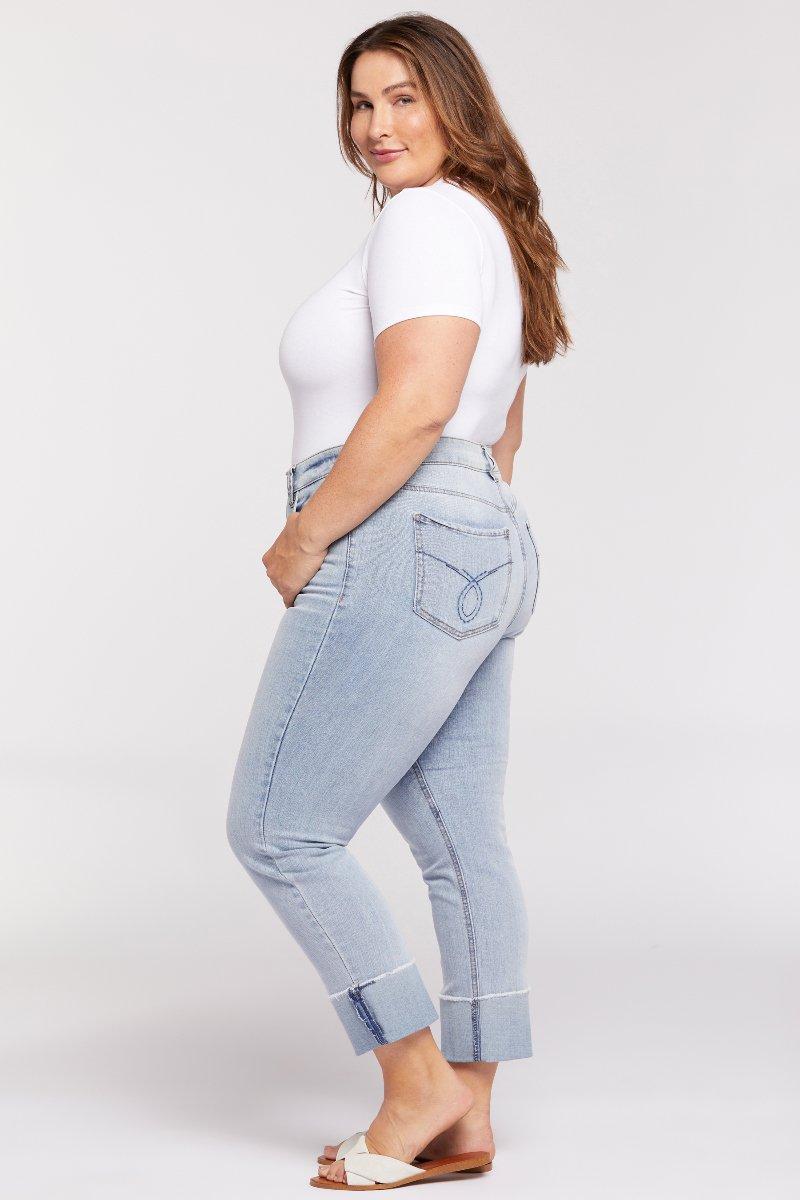 Seven 7 High Rise Boyfriend Slim Straight Jean Gloss