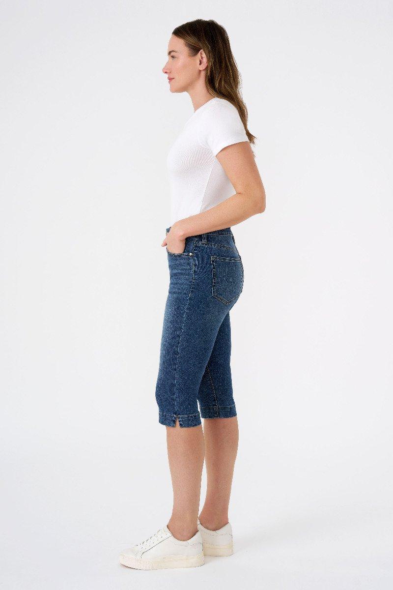 Seven 7 Audrey Pintuck Skimmer Jean Lone Wolf