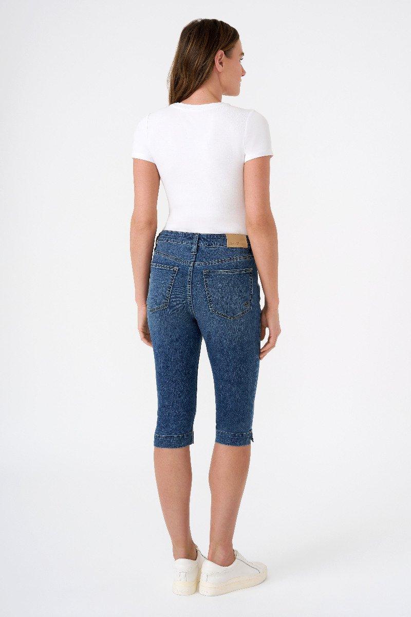 Seven 7 Audrey Pintuck Skimmer Jean Lone Wolf