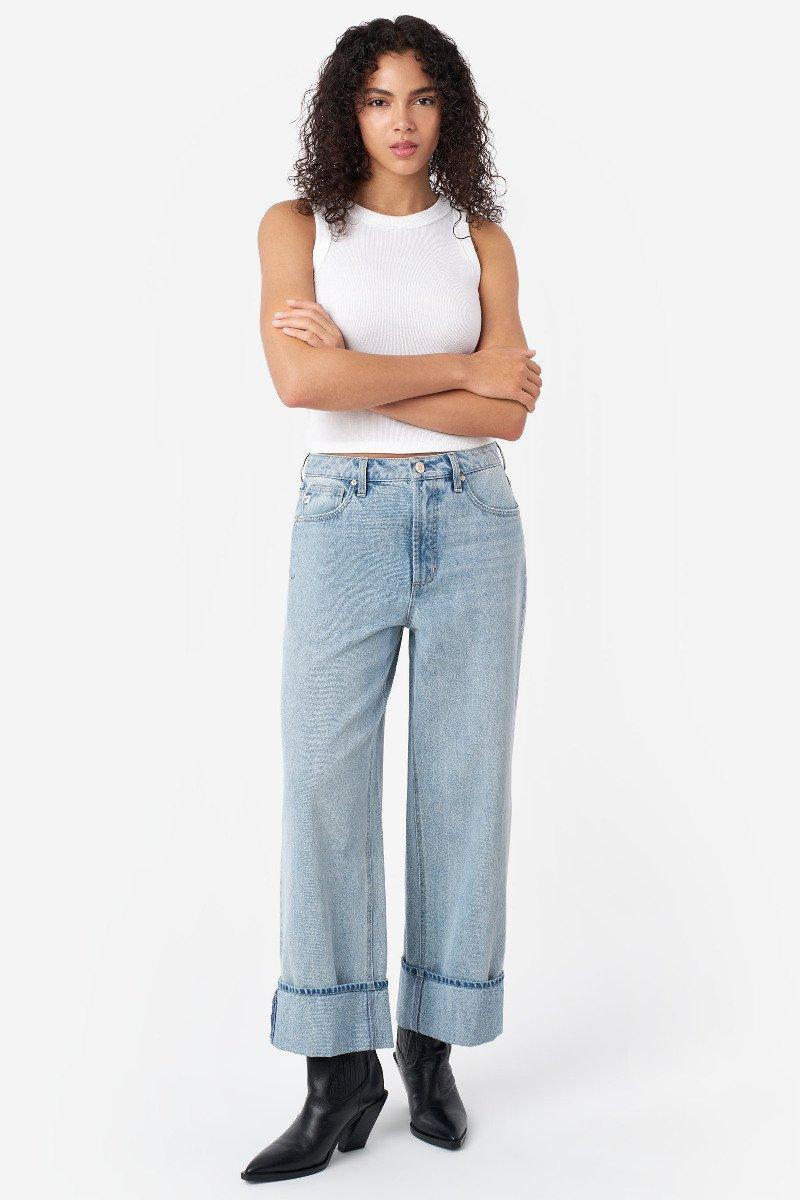 seven 7 Baggy Cuffed Jean Smooch