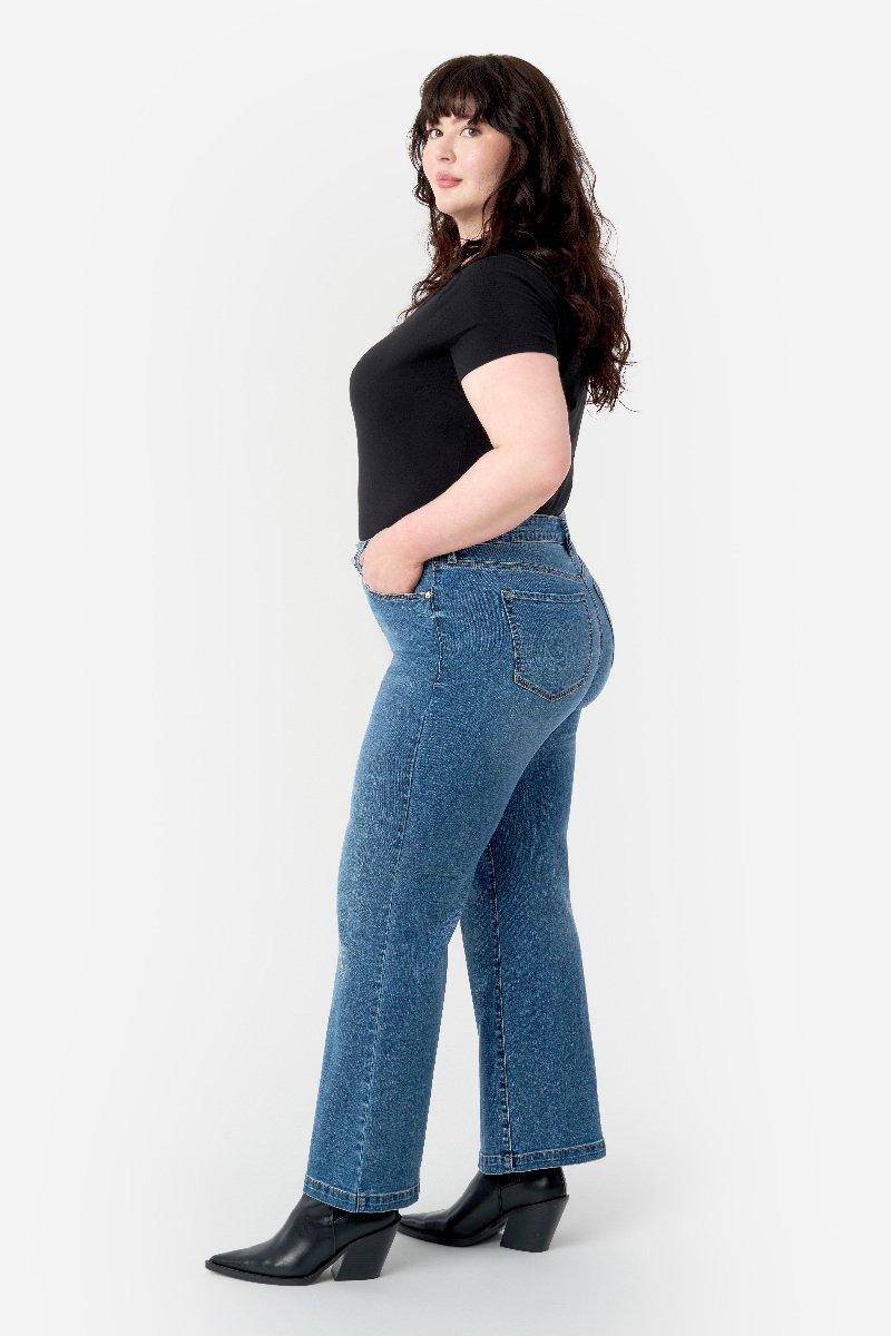 Seven 7 Bella Wide Leg Jean Honey Wash