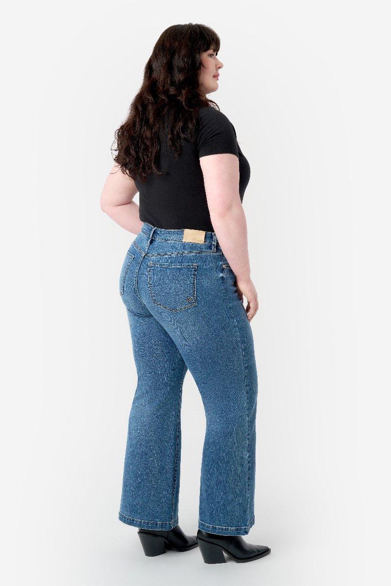Seven 7 Bella Wide Leg Jean Honey Wash