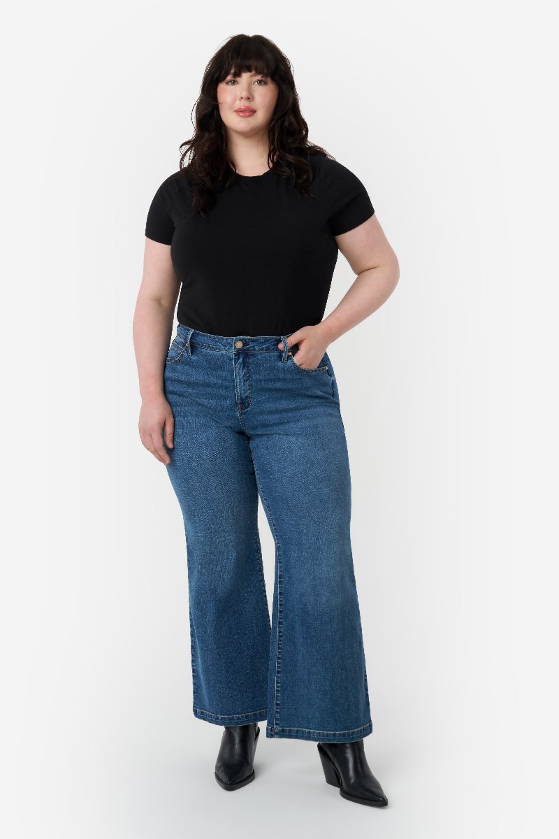 seven 7 Bella Wide Leg Jean Quebec