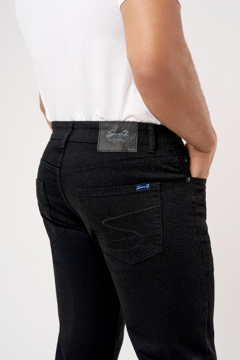 Seven 7 Classic Straight Leg Jean Black