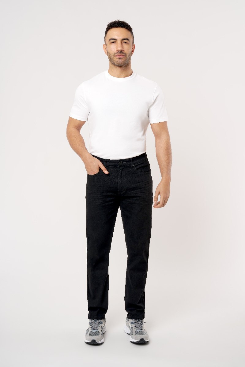 seven 7 Classic Straight Leg Jean Black