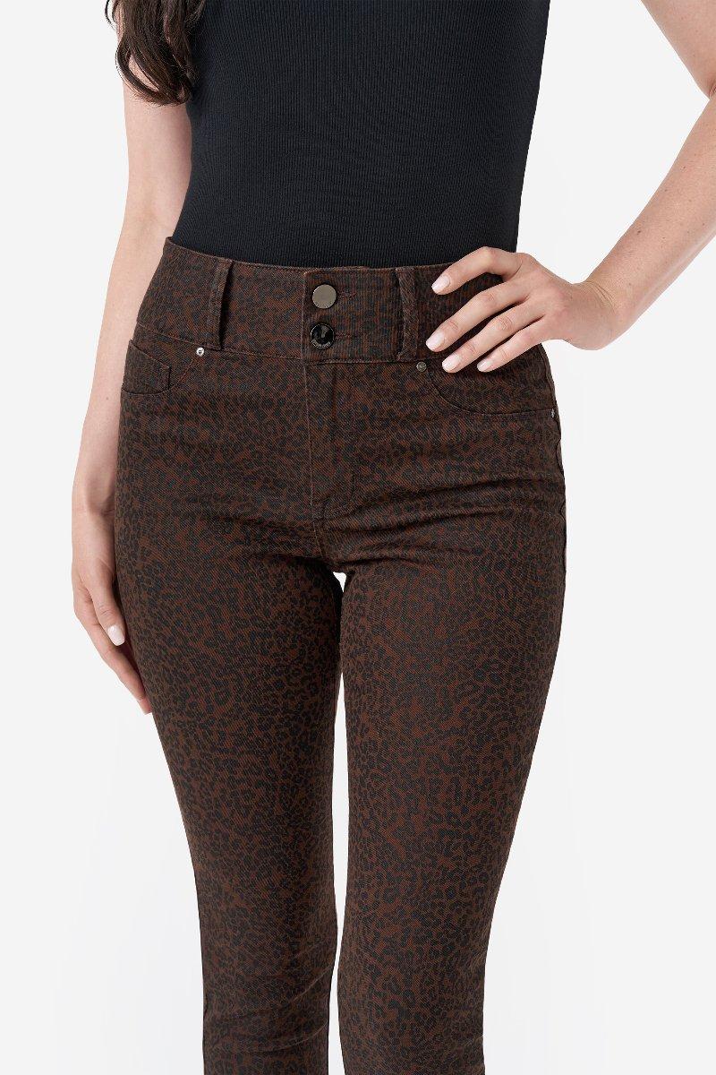 Seven 7 Curvy Legging Leopard Hot Fudge