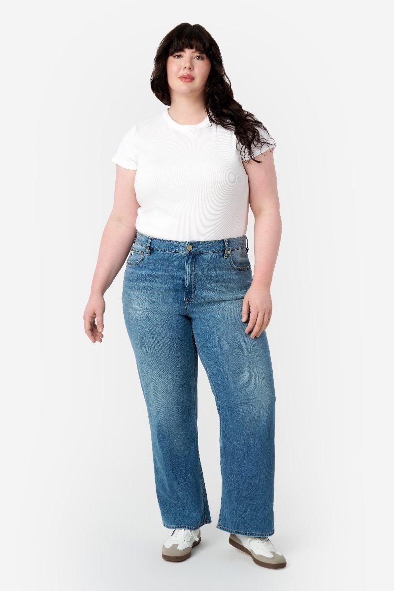 seven 7 Featherweight Wide Leg Jean Las Vegas Wash