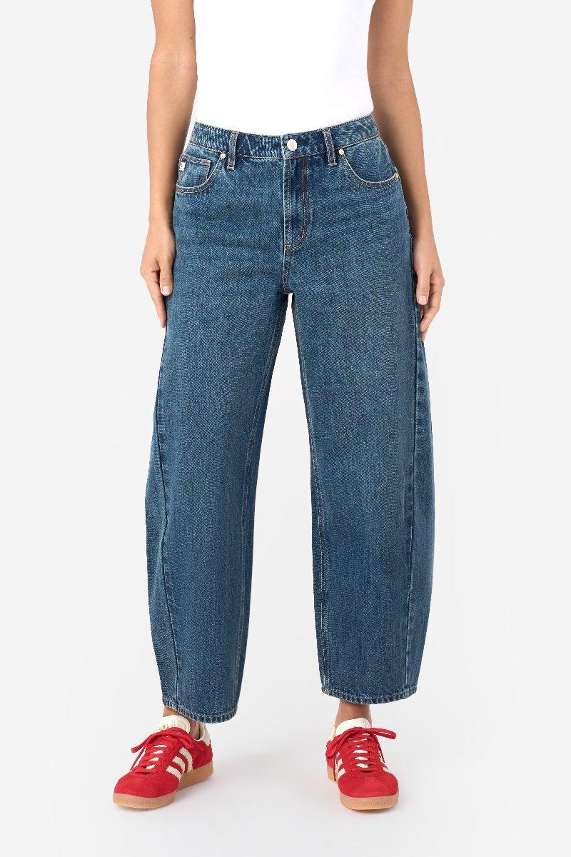 Seven 7 Gussett Barrel Wide Leg Jean St. James
