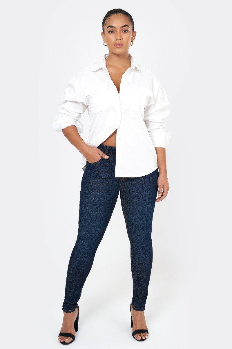 Seven 7 Mid Rise Booty Shaper Jean Quebec